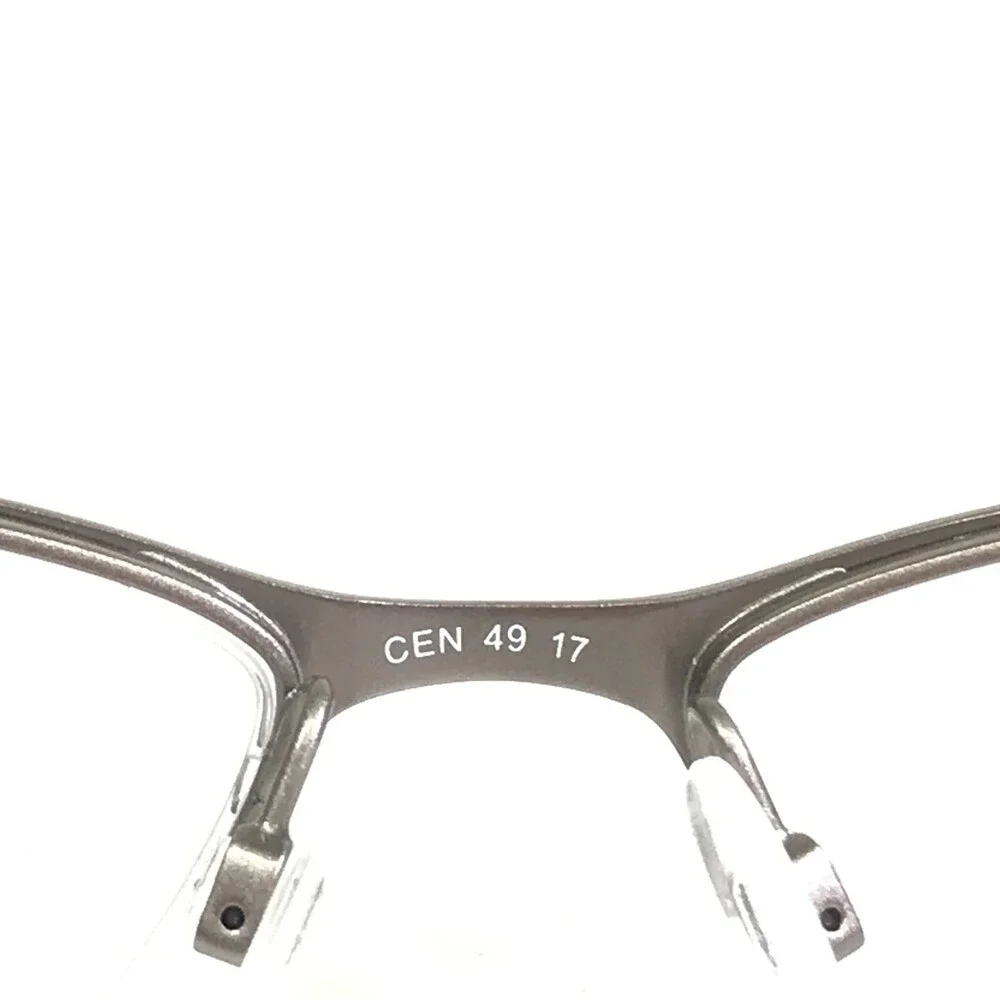 Roots Eyeglasses Frames RT506 Black Grey Rectangular Half Rim 49-17-135